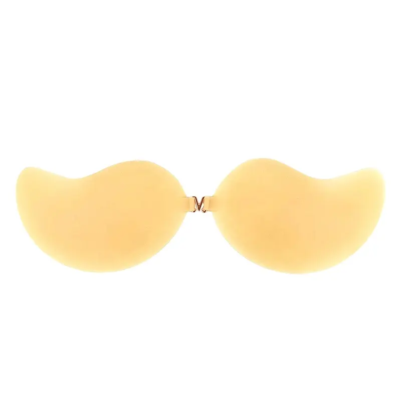 Super Light And Thinner Mango Push Up Adhesive Bra 100% Silicone Matte Invisible Bra