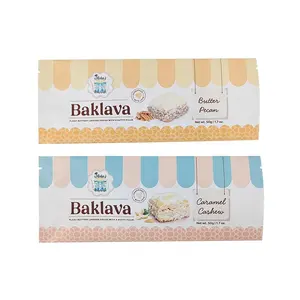 Bolsitas de embalaje de papel de aluminio con estampado personalizado, bolsitas pequeñas de plástico para embalaje de alimentos, cereales, nueces, Chocolate