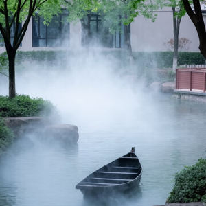 <span class=keywords><strong>Fontaine</strong></span> à brume et à brouillard avec éclairage, prend en charge diverses méthodes d'installation telles que le montage au sol, le montage mural et le montage encastré. - Product Image 4