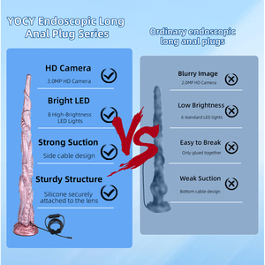 YOCY Telecamera Endoscopica Anale 63,5 CM Lunga, Plug Anale Spia HD con Visione in Tempo Reale, Dildo Giocattolo Sessuale per Adulti, Stimolatore Anale Mostruoso - Product Image 6