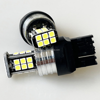 Pièces de véhicule, autres accessoires d'éclairage automobile, 12v 24SMD 24LED 3030 T20 Led 7440, ampoules de signalisation de direction et de freinage blanches pour voitures