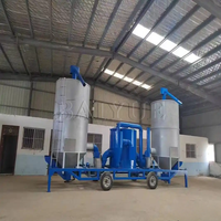 Séchoir à grains mobile diesel portable pour arachides