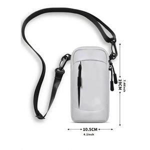 Muestra gratuita, nuevo diseño, bolso bandolera para teléfono móvil, bolso de mano delgado para hombre y mujer, para deportes al aire libre, correr, fitness. - Product Image 4