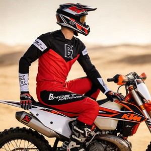 Combinaison de course tout-terrain pour hommes et femmes, <span class=keywords><strong>tenue</strong></span> d'été résistante à l'usure, anti-chute et respirante, adaptée à la montagne et - Product Image 3