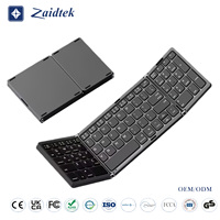 Clavier sans fil mini ultra-fin pliable à 70 %, matériau ABS, bureau, femmes, bureau, portable