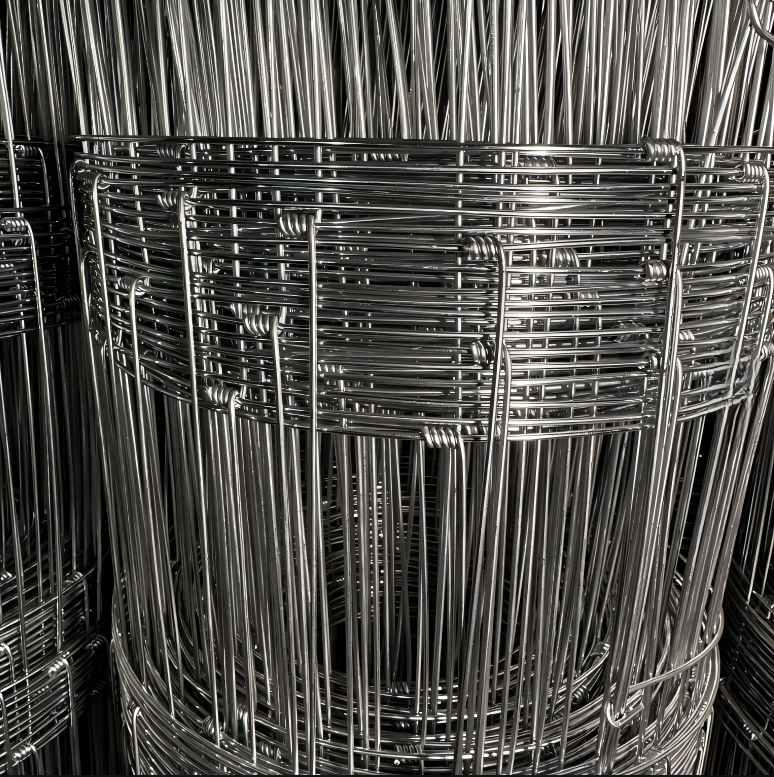 Woven Wire Fence Deer Fence Galvanized Wire Mesh Roll with Post Hinge ...