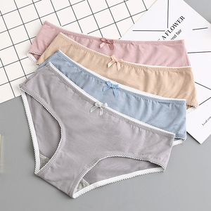 Filles Étudiants Moins Cher Prix Coton Taille Basse <span class=keywords><strong>Sexy</strong></span> Femmes Culotte - Product Image 2