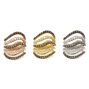 Bagues de cocktail en or rose 18 ct, bijoux pour femmes - Product Image 4