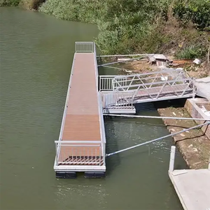 Pont de ponton stable Hydravion Système de quai flottant en alliage d'aluminium - Product Image 4