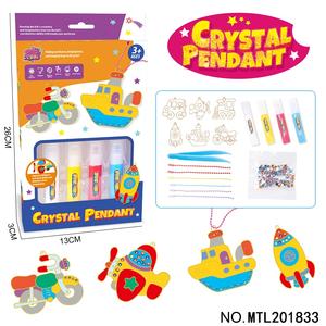 Educatieve Diy Art Kits Diamant Schilderij Sticker Sleutelhanger Dinosaurus Hanger Speelgoed Diy Ambachtelijke Kit Voor Kinderen - Product Image 3