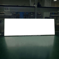Panneau plat LED sans cadre blanc réglable vers le bas lumière 30x120cm panneau lumineux LED sans cadre rectangulaire monté en surface mince ultra mince