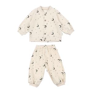 Los más populares impresos personalizados para niños 2 piezas Loungewear niños otoño 3-5 años conjuntos de ropa para niñas pequeñas - Product Image 1