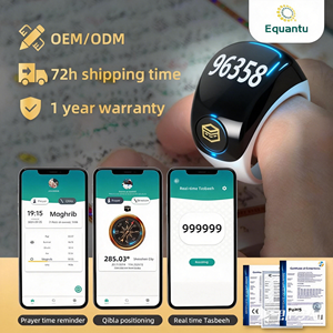 Anillo Zikr Inteligente con Control por Aplicación, Reloj Despertador con Alarma Azan 999999, Electrónica - Product Image 6