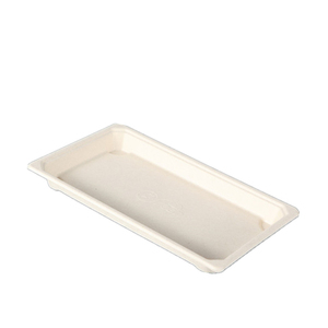 Eco-friendly Biodegradable Pet Food Container Disposable Sugarcane Bagasse Pulp Packaging Takeway Pet Food Box