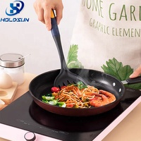 Ensemble d'ustensiles de cuisine multifonctionnels légers, résistants à la chaleur, de qualité alimentaire, 5 pièces, en nylon, avec spatule, pelle et louche