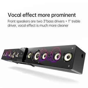 Barres <span class=keywords><strong>de</strong></span> <span class=keywords><strong>son</strong></span> sans fil 175w avec caisson <span class=keywords><strong>de</strong></span> basses intégré <span class=keywords><strong>de</strong></span> 5.25 pouces <span class=keywords><strong>Barre</strong></span> <span class=keywords><strong>de</strong></span> <span class=keywords><strong>son</strong></span> pour caisson <span class=keywords><strong>de</strong></span> basses pour haut-parleur TV domestique - Product Image 2