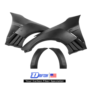 Juego de guardabarros anchos estilo VRS 2013 para Nissan R35 GTR, parcialmente de fibra de carbono - Product Image 1