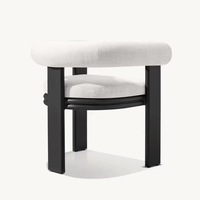 Vente en gros de meubles de restaurant modernes pour l'extérieur, table et chaises de salle à manger d'extérieur en aluminium coulé noir pour 8 à 12 personnes