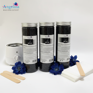 Cire dépilatoire dure en perles Angelina AW004 professionnelle personnalisée 400g pour l'épilation du visage et des jambes, usage unisexe à domicile ou en salon de beauté - Product Image 6