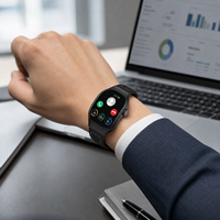 Smartwatch OEM con Schermo Curvo da 2.0", Chiamate BT, Monitoraggio Frequenza Cardiaca, SpO2, Contapassi, Impermeabile per Uso Quotidiano, per Marchi Fitness