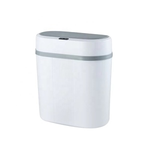 Smart Induction Trash Can 12L Dual Mode Kitchen Living Waterproof <b>Automatic</b> Garbage <b>Bin</b> Bathroom Sensor Waste Container - Product Image 1