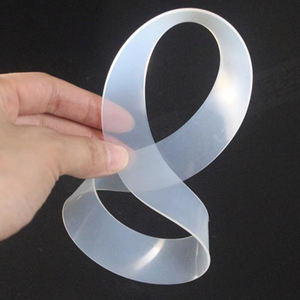 เทปซิลิโคนเกรดอาหารโปร่งใสแถบยางซิลิโคนทางการแพทย์ผลิตจากโรงงานจีน - Product Image 6