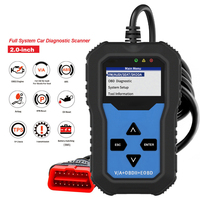 Lector de Códigos OBD2 Eléctrico con Soporte en Inglés para Diagnóstico de Todos los Sistemas, Reinicio de Aceite, EPB y TPMS - Herramienta de Diagnóstico para Automóviles de 12V