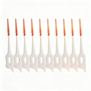 Soft Silicone Interdental Brush Reusable Teeth <b>Gap</b> Cleaner for Oral Hygiene and Gum Care - Product Image 3