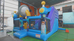Lilytoys Nouveauté Château Gonflable Planète Spatiale, Aire de Jeu Gonflable Amusante, Château de Saut Extérieur <span class=keywords><strong>pour</strong></span> Enfants - Product Image 3