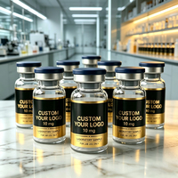 Étiquettes personnalisées en vinyle adhésif holographique thermosensible pour l'emballage de produits cosmétiques et de beauté, vente en gros