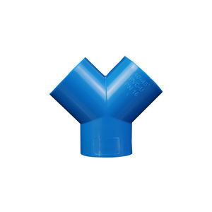 din 25毫米32毫米40毫米upvc管件y三通,用于供水pvc-u y型三通