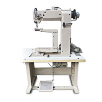 Machine à coudre industrielle à colonne haute rotative à 360 degrés, multifonctionnelle, pour bottes de moto, fabrication de chaussures en cuir, moteur principal
