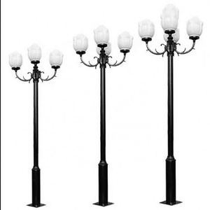 Moderne Best-seller <span class=keywords><strong>Extérieur</strong></span> Sphérique 2.5m-6m 2-5 Tête En Aluminium Cour Lampe Jardin Poteau Lampe Villa Hôtel Rue Vue Jardin - Product Image 2