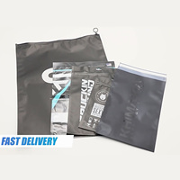 T-shirt d'emballage scellé 3 côtés en plastique, fermeture à glissière, sacs pour vêtements, t-shirt personnalisé