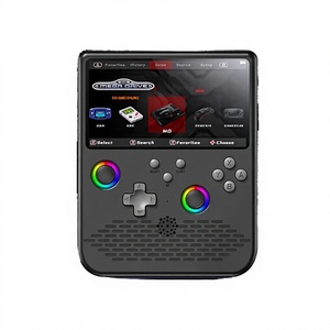 Console de jeu portable rétro, écran IPS HD de 5 pouces, double joystick, 34 émulateurs PSP PS1 N64 MAME, processeur RK3506, carte TF 256G, Li H5 RGB - Product Image 1