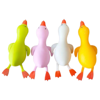 Jouet anti-stress géant en forme de canard, en EVA, extensible et moelleux, oie blanche, pour soulager le stress des enfants et des adultes, idéal comme cadeau