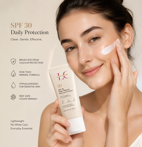 <span class=keywords><strong>Crema</strong></span> <span class=keywords><strong>Solare</strong></span> Coreana con Etichetta Privata, Protezione Minerale <span class=keywords><strong>Naturale</strong></span> UVA UVB Non Tossica per Bambini, Premium SPF30 per Corpo e Viso - Product Image 2