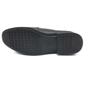 Cómodos Zapatos de vestir de cuero sin cordones para <span class=keywords><strong>hombre</strong></span>, <span class=keywords><strong>mocasines</strong></span> formales informales de negocios con <span class=keywords><strong>suela</strong></span> de <span class=keywords><strong>goma</strong></span> antideslizante y diseño clásico - Product Image 6