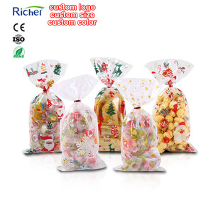 Bolsas de Plástico para Regalos, <span class=keywords><strong>Palomitas</strong></span> de Maíz, Galletas, Dulces y Recuerdos de Fiesta, Diferentes Tamaños, Servicio ODM/OEM - Product Image 1