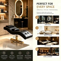 Table de massage incurvée unique Yoopin pour salon de beauté, lit moderne pour extensions de cils, ensemble complet de mobilier