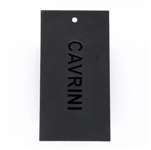 Hotselling hoogwaardige zwarte kaart met gouden folie UV-print, eigen logo mogelijk, lage minimale bestelhoeveelheid, gratis aanbieding luxe labels - Product Image 1