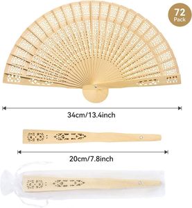 Abanicos de Mano de Madera Personalizados, Abanicos Rústicos Elegantes para Despedida de Soltera, Recuerdos de Boda en la Playa y de Verano - Product Image 2
