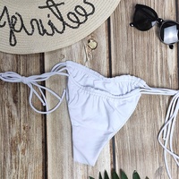 Bikinis triangle pour femmes, maillots de bain en tissu écologique fourni, bikini et vêtements de plage, vente en gros