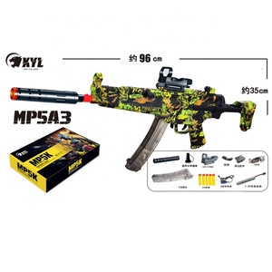 Xyl MP5K Điện Điện Tử Cho Đồ Chơi Súng 7Mm Gel Ammos Tự Động Chụp Blaster Nhựa Splatter Launcher An Toàn Trẻ em' Đồ Chơi Chiến Đấu - Product Image 4