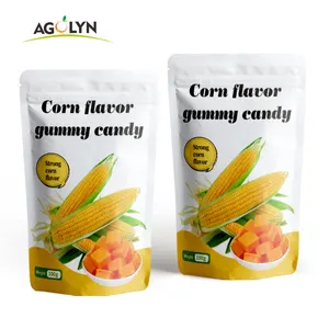 Private Label Corn Flavored Gummies Candy Cube