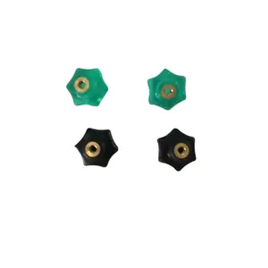 High Quality <strong>TVS</strong> Three Wheeler <strong>Tvs</strong> 160 <strong>TVS</strong> king Three Wheeler <strong>Spare</strong> <strong>Parts</strong> Plastic <strong>Star</strong> Head Clamping Knob Door Green Black Nut - Product Image 1