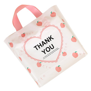 Sac à provisions en plastique recyclable personnalisé pour magasin de détail Emballage plastique grâce aux sacs de boutique avec logos - Product Image 4