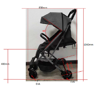 Ruedas de goma de lujo de alta calidad, nuevo diseño, cochecito de muñeca 2 en 1 con asiento de coche - Product Image 2