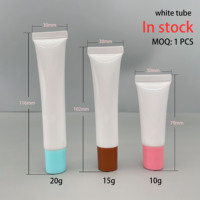 Tube de rouge à lèvres vide en plastique souple D13 de petit diamètre, emballage cosmétique, conteneur vide pour brillant à lèvres