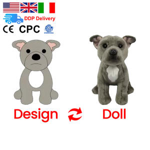 Logotipo personalizado Mini Kawaii Mini Dog Stuffed Animal Dolls Bonito Dos Desenhos Animados De Pelúcia Presente De Natal Brinquedo Vestindo Roupas - Product Image 5